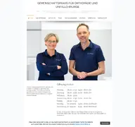 Kleine Seitenvorschau von orthopaedischepraxis-dd.de