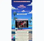 Kleine Seitenvorschau von feel-festival.de