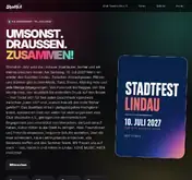 Kleine Seitenvorschau von stadtfest-lindau.de