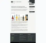 Kleine Seitenvorschau von prowhisky.de