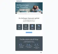 Kleine Seitenvorschau von proxalto-lv.de