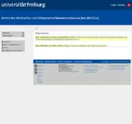 Kleine Seitenvorschau von pr.uni-freiburg.de