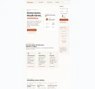 Kleine Seitenvorschau von musicians-place.de