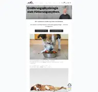 Kleine Seitenvorschau von dr-berg-tiernahrung.de