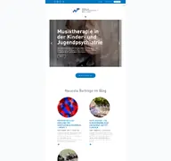 Kleine Seitenvorschau von musiktherapie.de