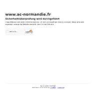 Kleine Seitenvorschau von ac-rouen.fr