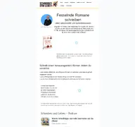 Kleine Seitenvorschau von schreiben-und-leben.de