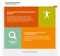 Kleine Seitenvorschau von psychotherapeutenverein.de