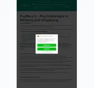 Kleine Seitenvorschau von psychotherapie-marburg.de
