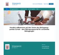 Kleine Seitenvorschau von schule.befragungsportal-hessen.de