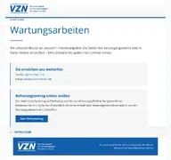 Kleine Seitenvorschau von vzn-nordrhein.de