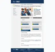Kleine Seitenvorschau von psy.ruhr-uni-bochum.de
