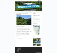 Kleine Seitenvorschau von wanderbahn.de