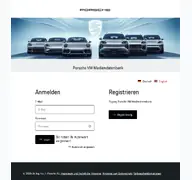 Kleine Seitenvorschau von vmmedia.porsche.de