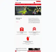 Kleine Seitenvorschau von ptec-feuerwehrbedarf.de