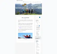Kleine Seitenvorschau von wandern-mit-freunden.ch