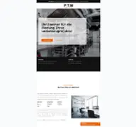 Kleine Seitenvorschau von ptmgroup.de