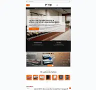 Kleine Seitenvorschau von ptm-shop.de