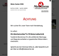 Kleine Seitenvorschau von motocenter.de