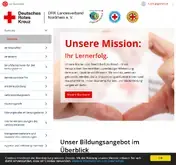 Kleine Seitenvorschau von publish.drk-nordrhein.de