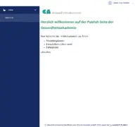 Kleine Seitenvorschau von publish.ga-gesundheitsakademie.de