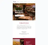 Kleine Seitenvorschau von kuchems-brauhaus.de