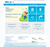 Kleine Seitenvorschau von mzla.de