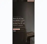 Kleine Seitenvorschau von modelmate.de