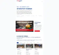 Kleine Seitenvorschau von xn--sport-hbner-zhb.de