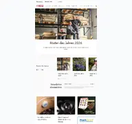 Kleine Seitenvorschau von cremagazin.de