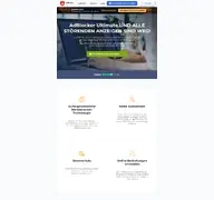Kleine Seitenvorschau von adblockultimate.net
