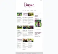 Kleine Seitenvorschau von purpur-magazin.de