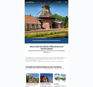 Kleine Seitenvorschau von ostfriesland.de