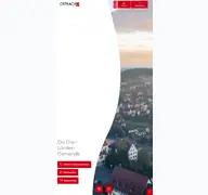 Kleine Seitenvorschau von ostrach.de