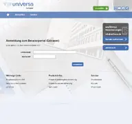 Kleine Seitenvorschau von universa-extranet.de