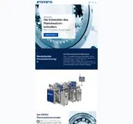 Kleine Seitenvorschau von entex.de