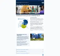 Kleine Seitenvorschau von mep.tum.de