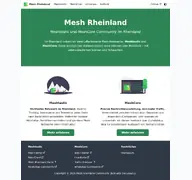 Kleine Seitenvorschau von meshrheinland.de