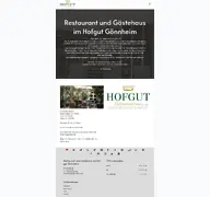 Kleine Seitenvorschau von v3.hofgut-goennheim.de