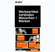 Kleine Seitenvorschau von quadro-werbeartikel.de