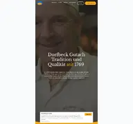 Kleine Seitenvorschau von dorfbeck-online.de