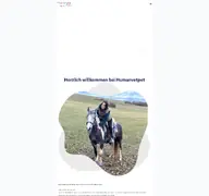 Kleine Seitenvorschau von humanvet.de