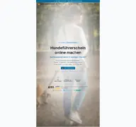 Kleine Seitenvorschau von hundefuehrerschein24.de