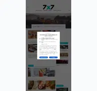 Kleine Seitenvorschau von 7x7.com