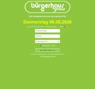 Kleine Seitenvorschau von quick.buergerhaus-green.de