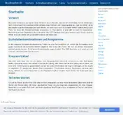 Kleine Seitenvorschau von quizknacker.de
