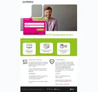 Kleine Seitenvorschau von quo-people.de