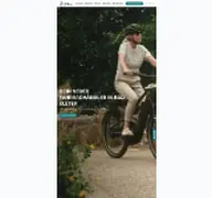 Kleine Seitenvorschau von radelster.de