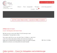 Kleine Seitenvorschau von ortho-iserlohn.de