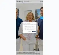 Kleine Seitenvorschau von ortholist.de